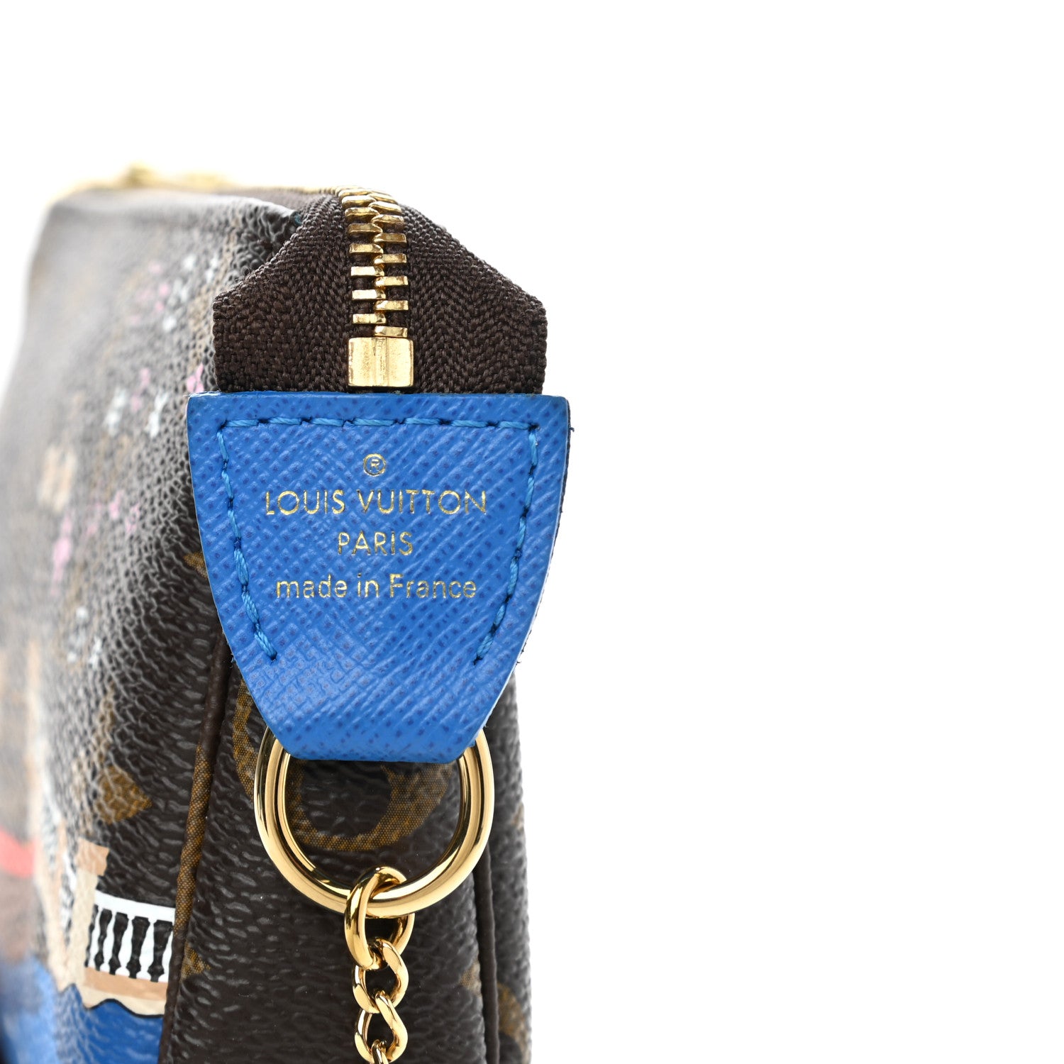Louis Vuitton Monogram 2019 Christmas Animation Mini Venice Pochette Accessories Blue 5 of 7