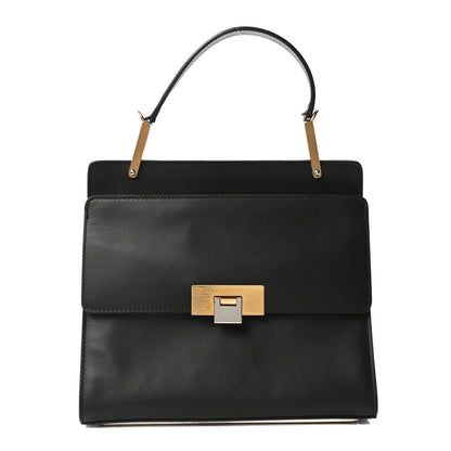 Balenciaga Calfskin Le Dix S Cartable Shoulder Bag Black 1 of 10