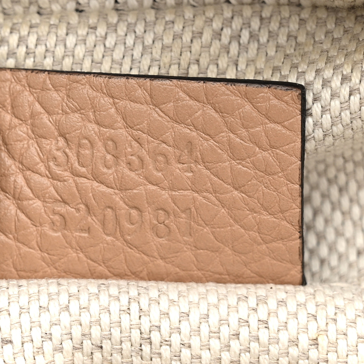 Pebbled Calfskin Small Soho Disco Bag Camelia