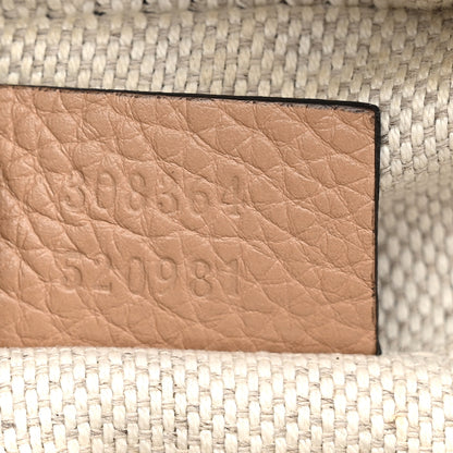 Gucci Pebbled Calfskin Small Soho Disco Bag Camelia 7 of 12