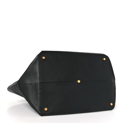 Khaite Smooth Calfskin Medium Amelia East West Tote Black 4 of 8