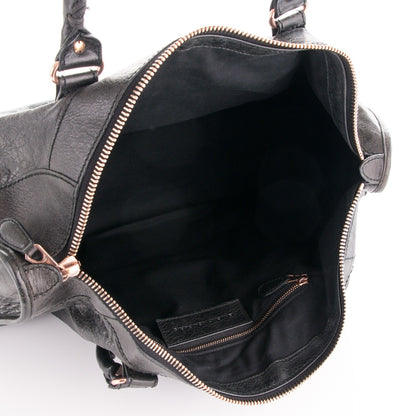 Balenciaga Agneau Giant 12 Rose Gold Hardware Work Black 5 of 7