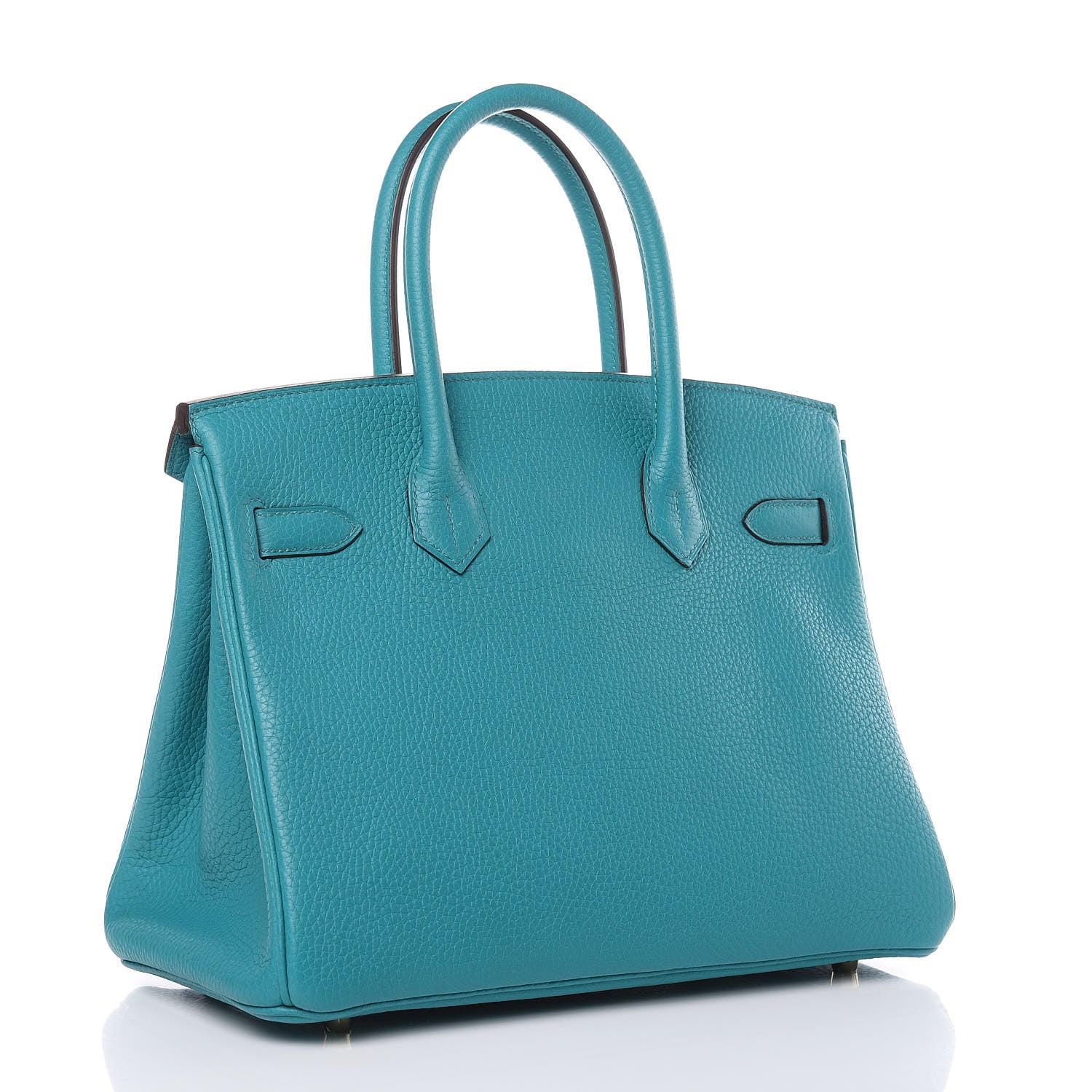 Hermes Taurillon Clemence Birkin 30 Bleu Paon 3 of 31
