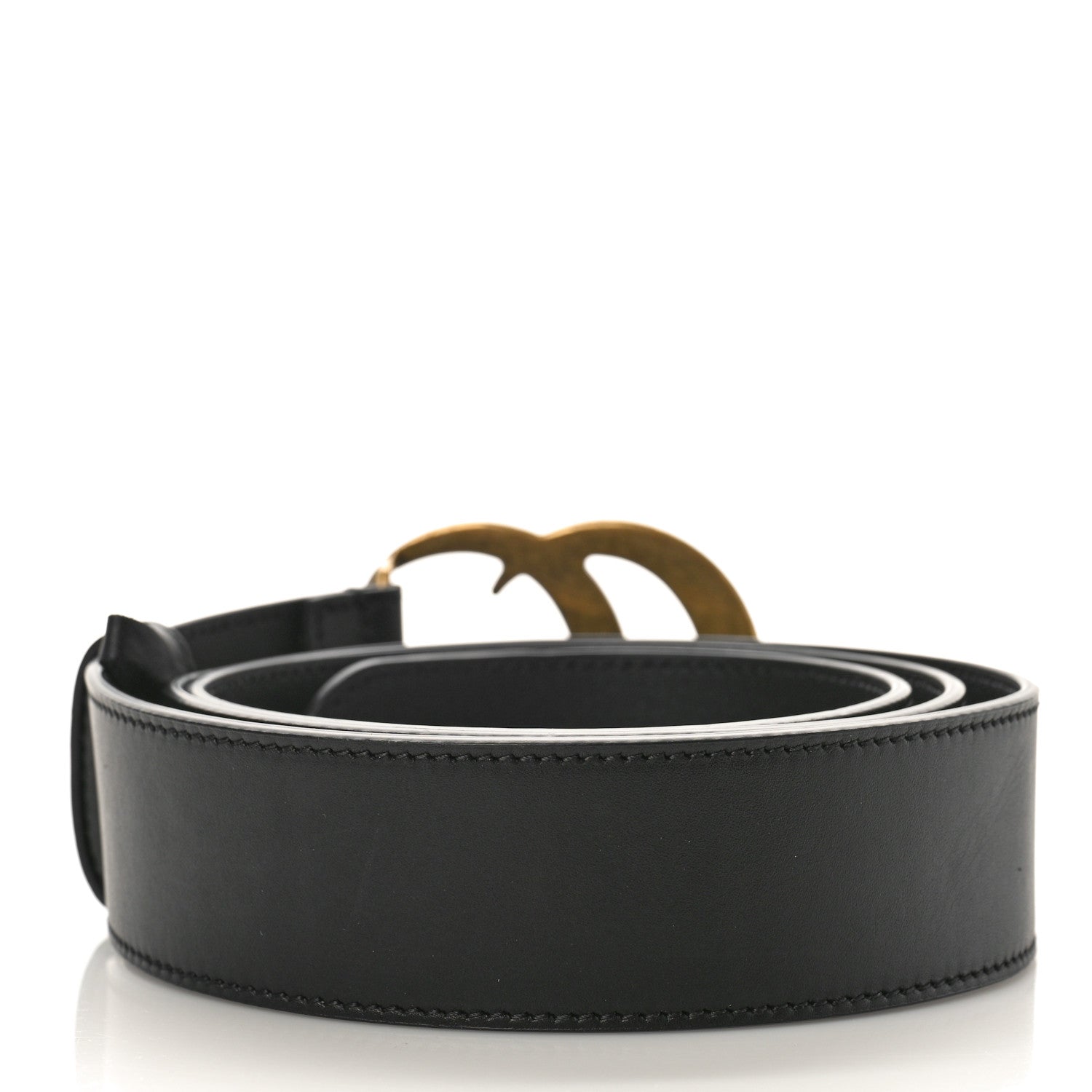 Gucci Calfskin Double G 40mm Belt 100 40 Black 2 of 5