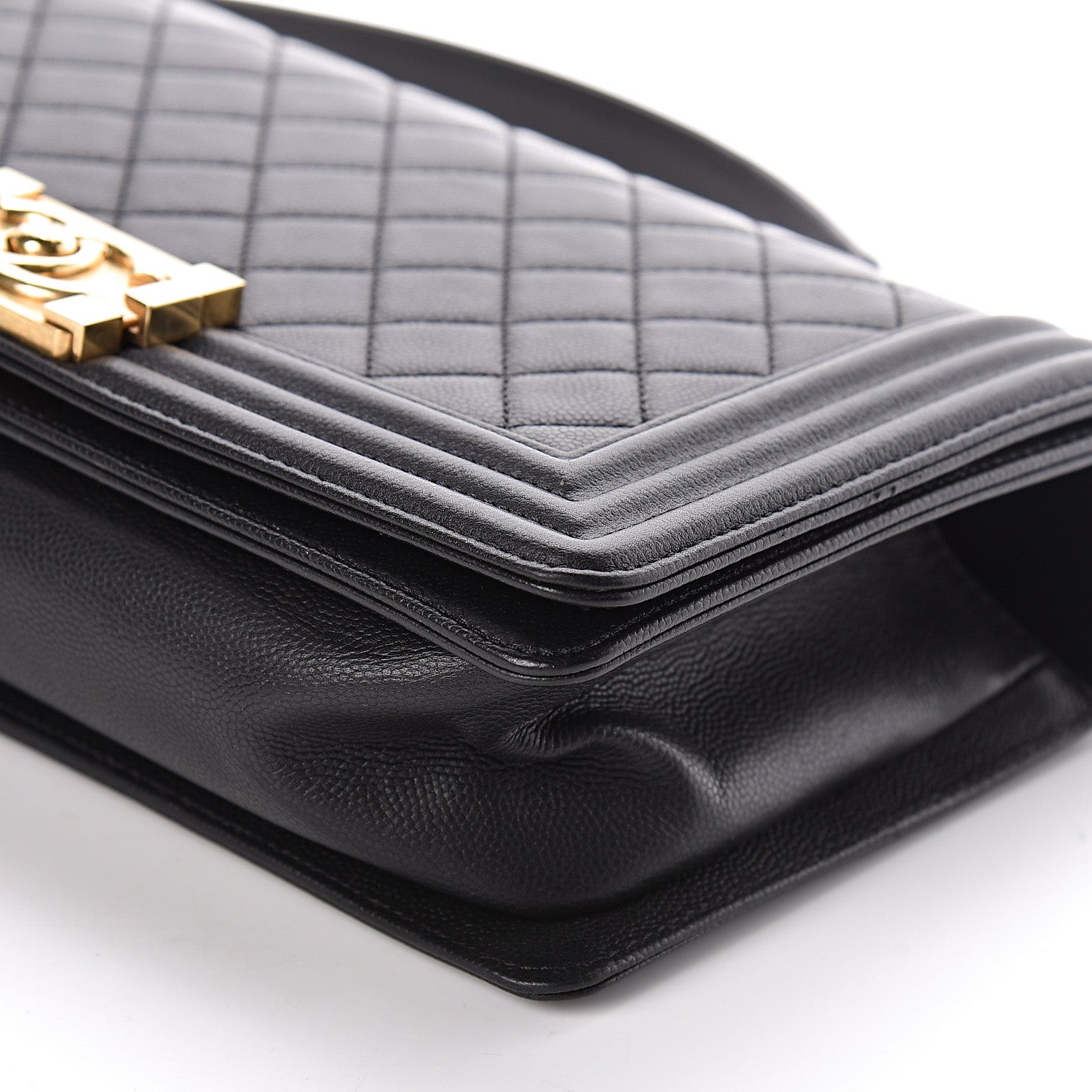 Chanel Caviar Quilted Medium Boy Flap Black 10 of 10
