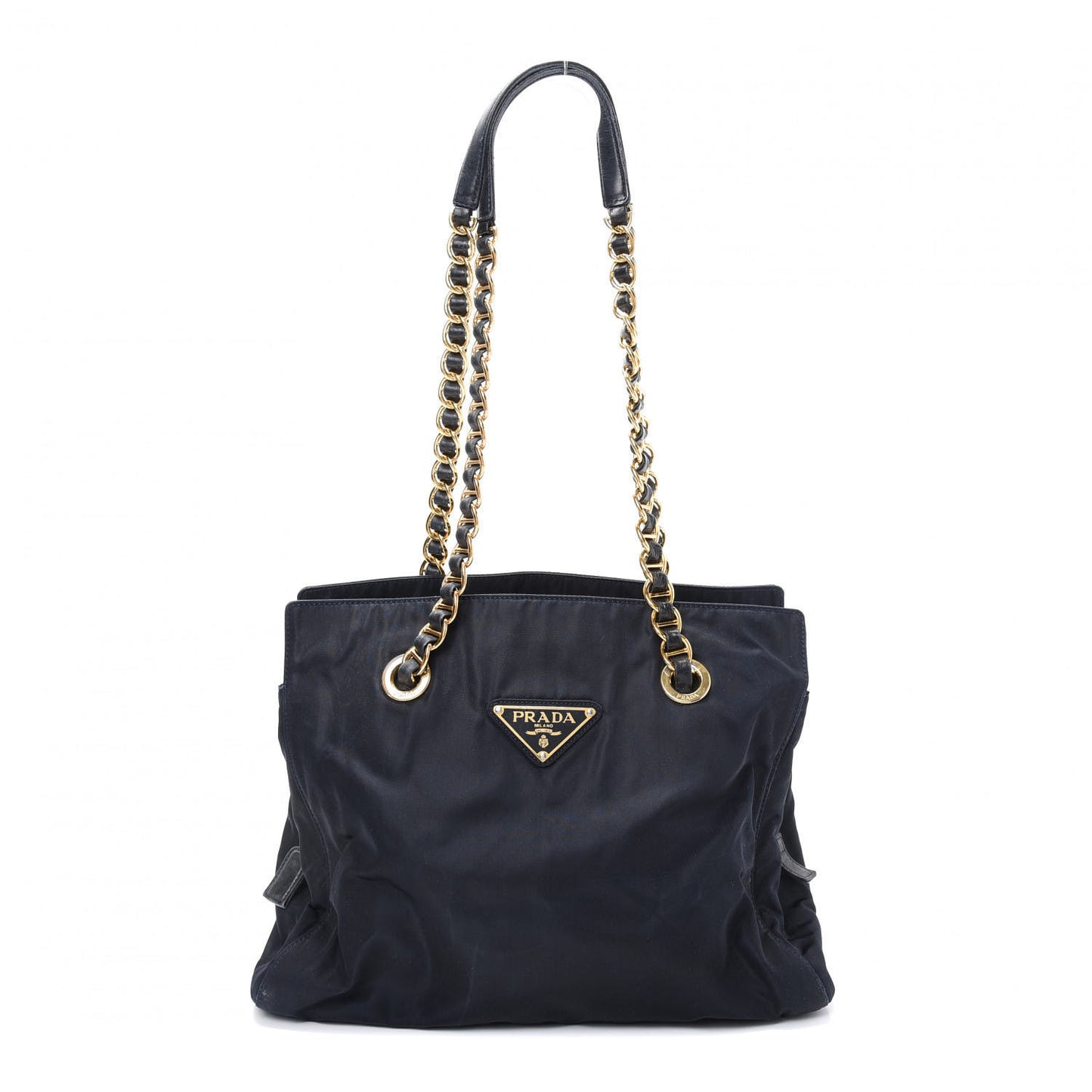 Tessuto Nylon Chain Shoulder Bag Baltico