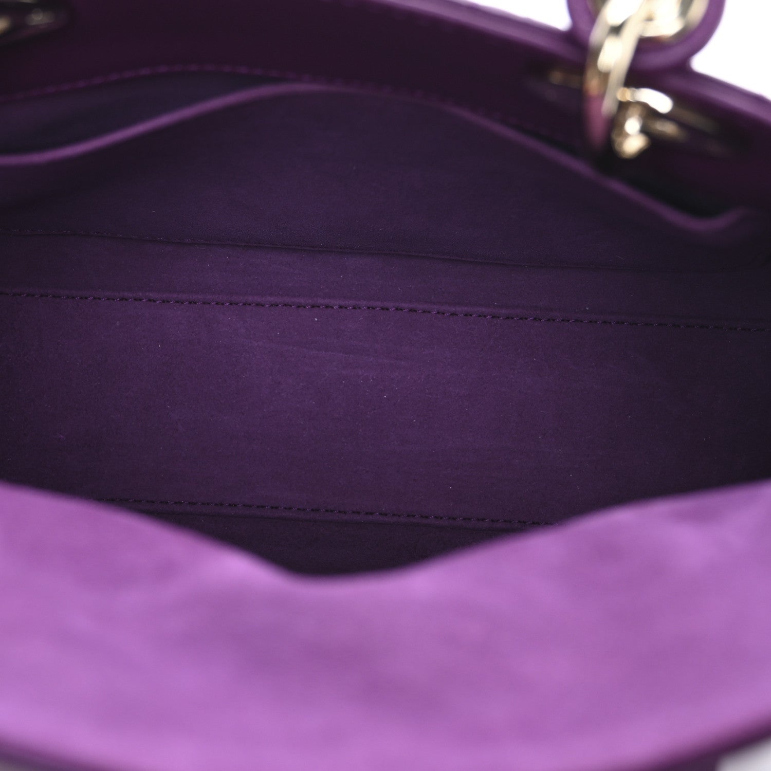 Christian Dior Lambskin Cannage Small My ABCDior Lady Dior Purple 5 of 10