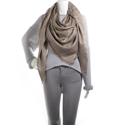 Louis Vuitton Silk Wool Monogram Shawl Verone 2 of 5