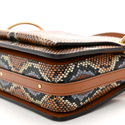 Chloe Calfskin Python Embossed Small Roy Bag Multicolor 10 of 11