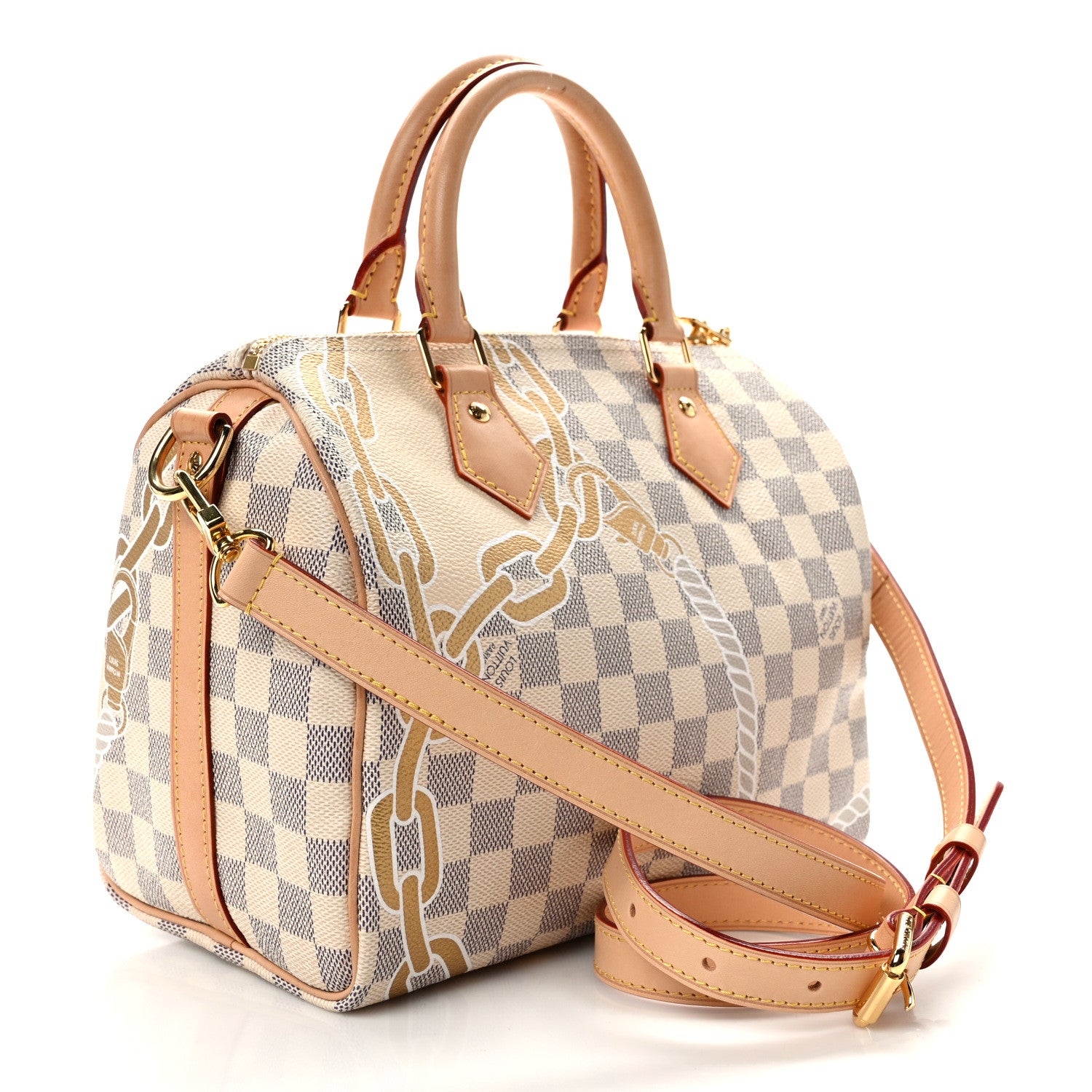 Louis Vuitton Damier Azur Nautical Speedy Bandouliere 25 3 of 13