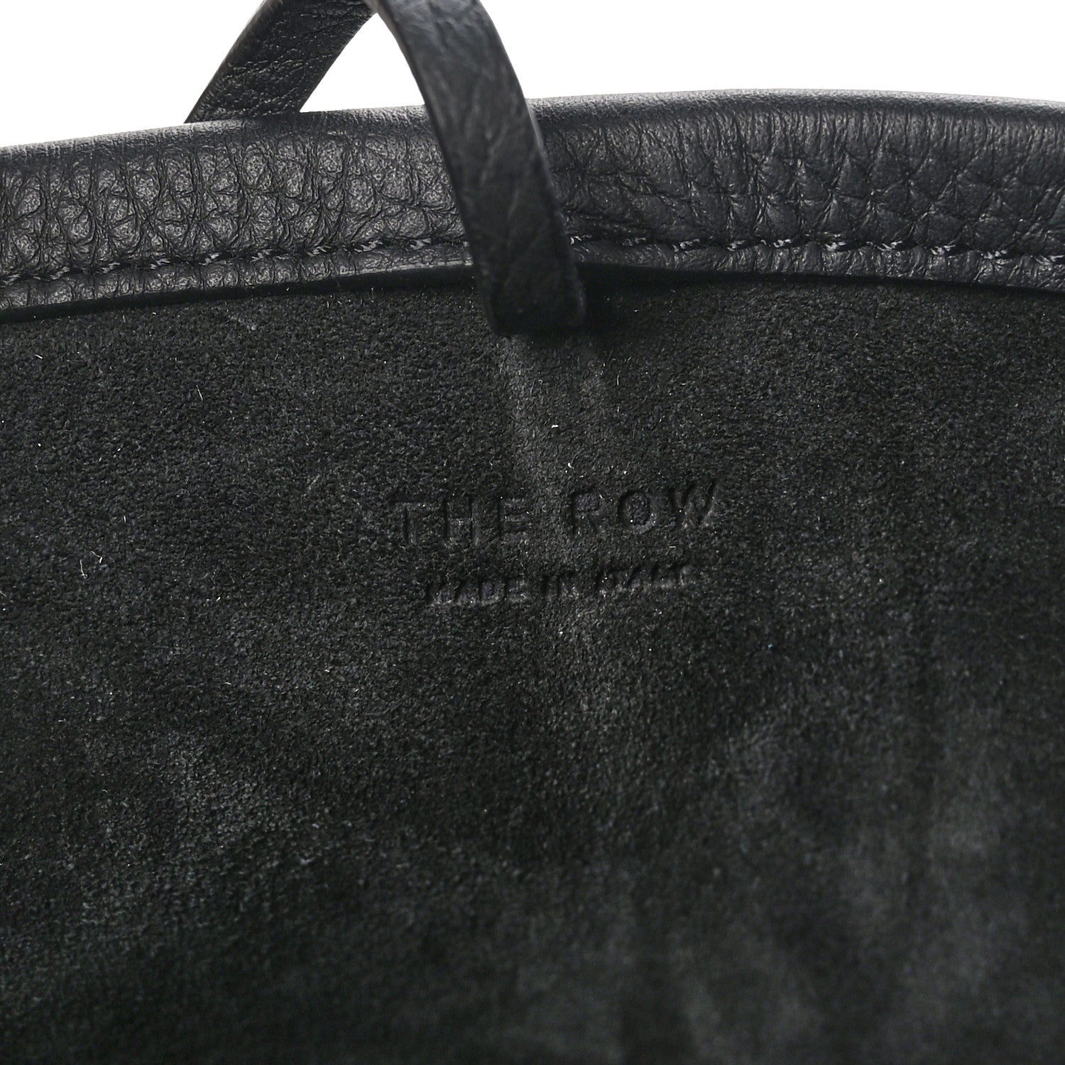 The Row Grained Calfskin Small N/S Park Tote Black 6 of 9