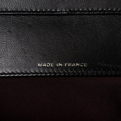 Chanel Lambskin Quilted Glasses Case With Chain Black 7 of 13