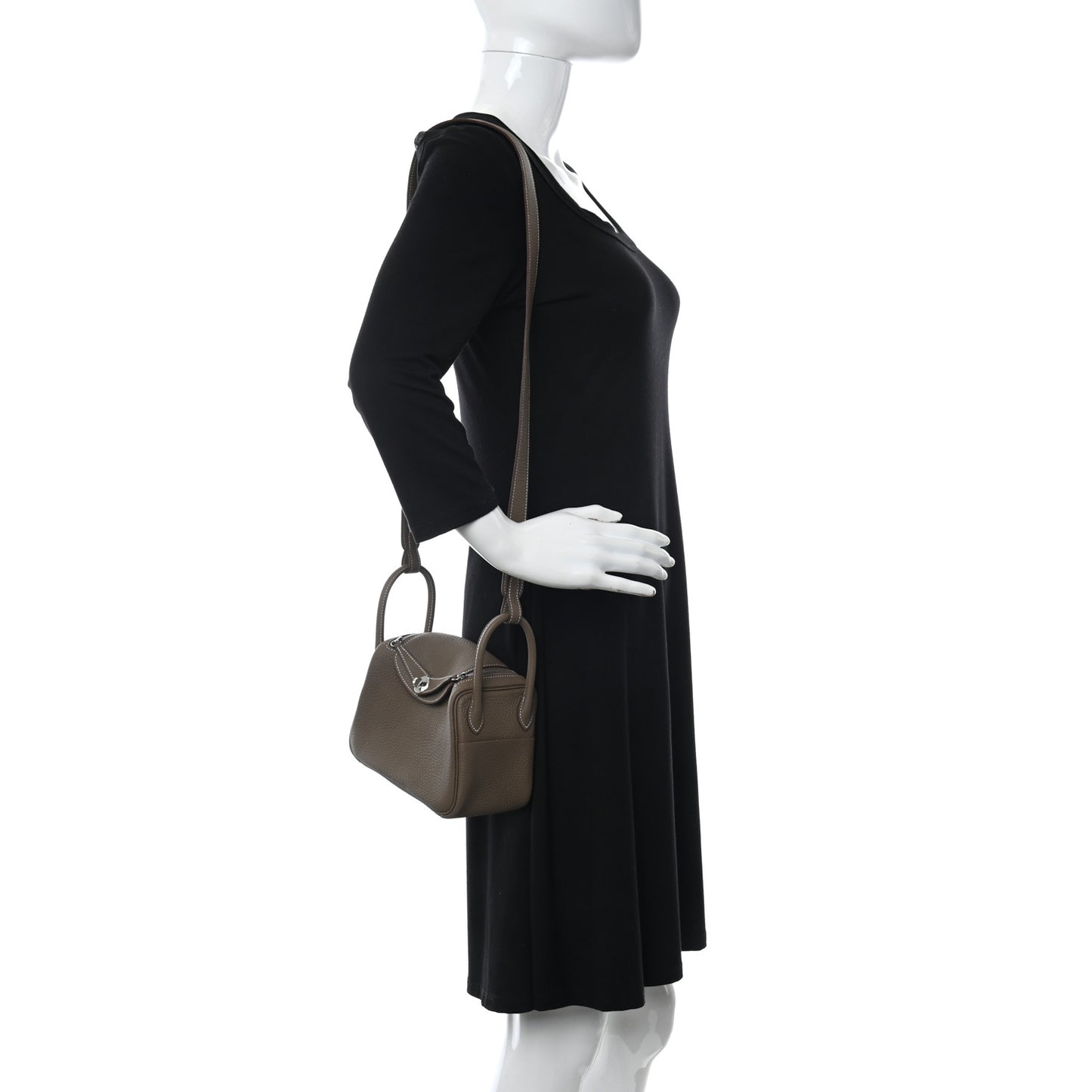 Taurillon Clemence Mini Lindy 20 Etoupe
