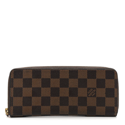 Louis Vuitton Damier Ebene Clemence Wallet Cherry 1 of 11