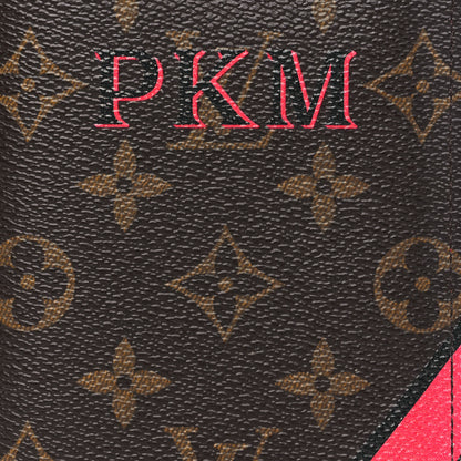 Louis Vuitton Monogram My LV Heritage Passport Cover Fuchsia Black 7 of 8