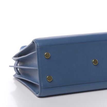Saint Laurent Calfskin Baby Sac de Jour Denim Blue 8 of 9
