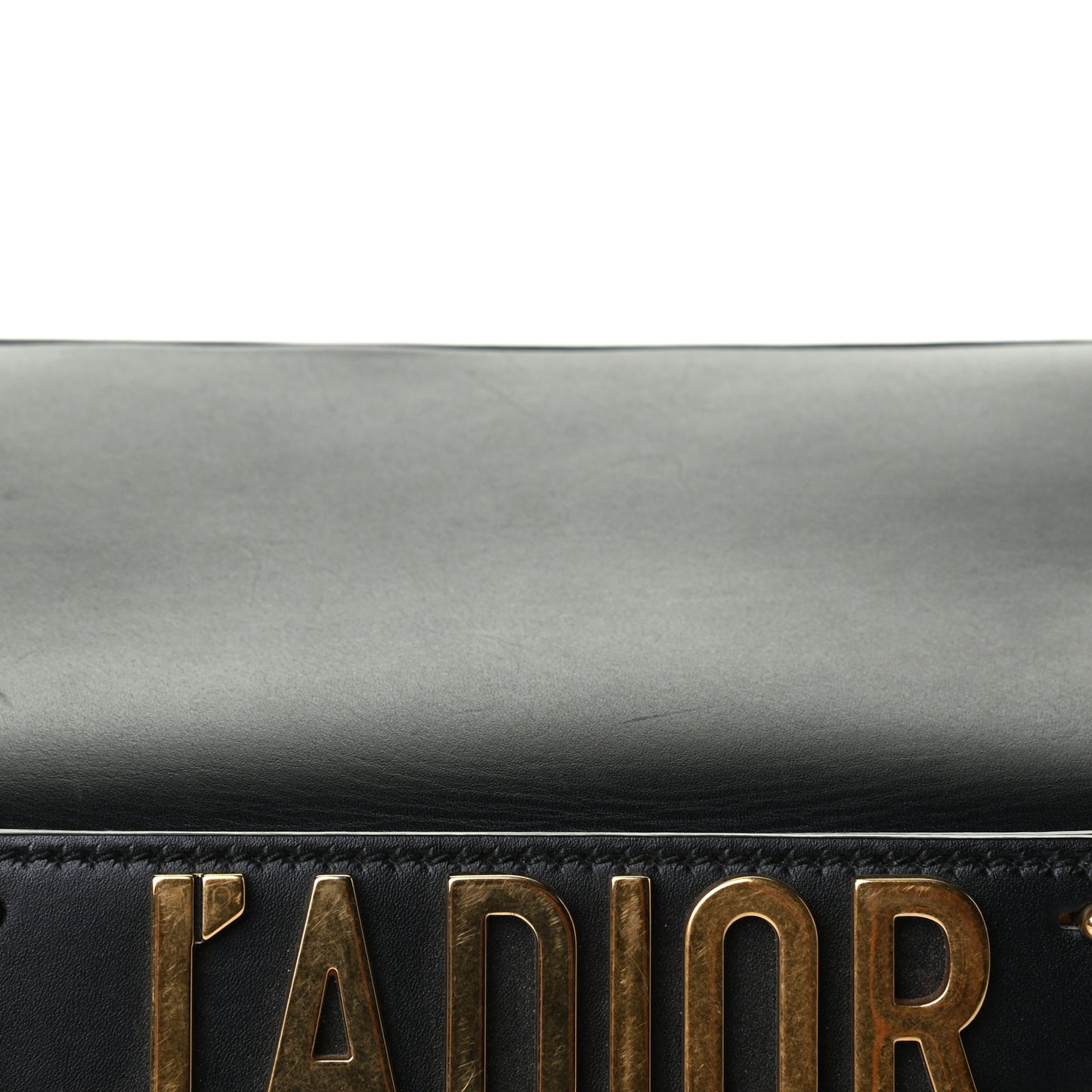 Calfskin J'Adior Flap Bag Black