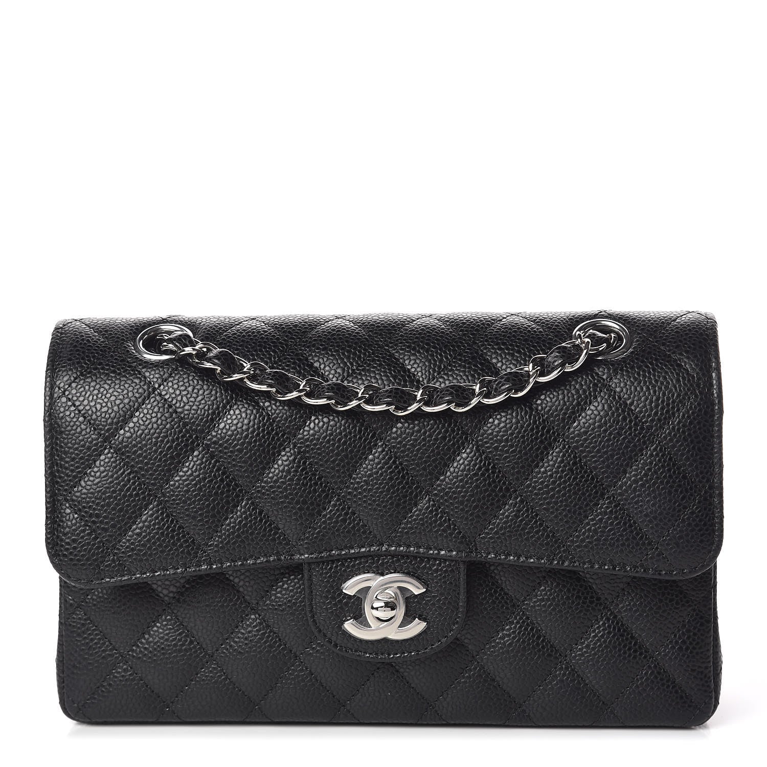 Chanel Caviar Quilted Small Double Flap Black 1 of 11