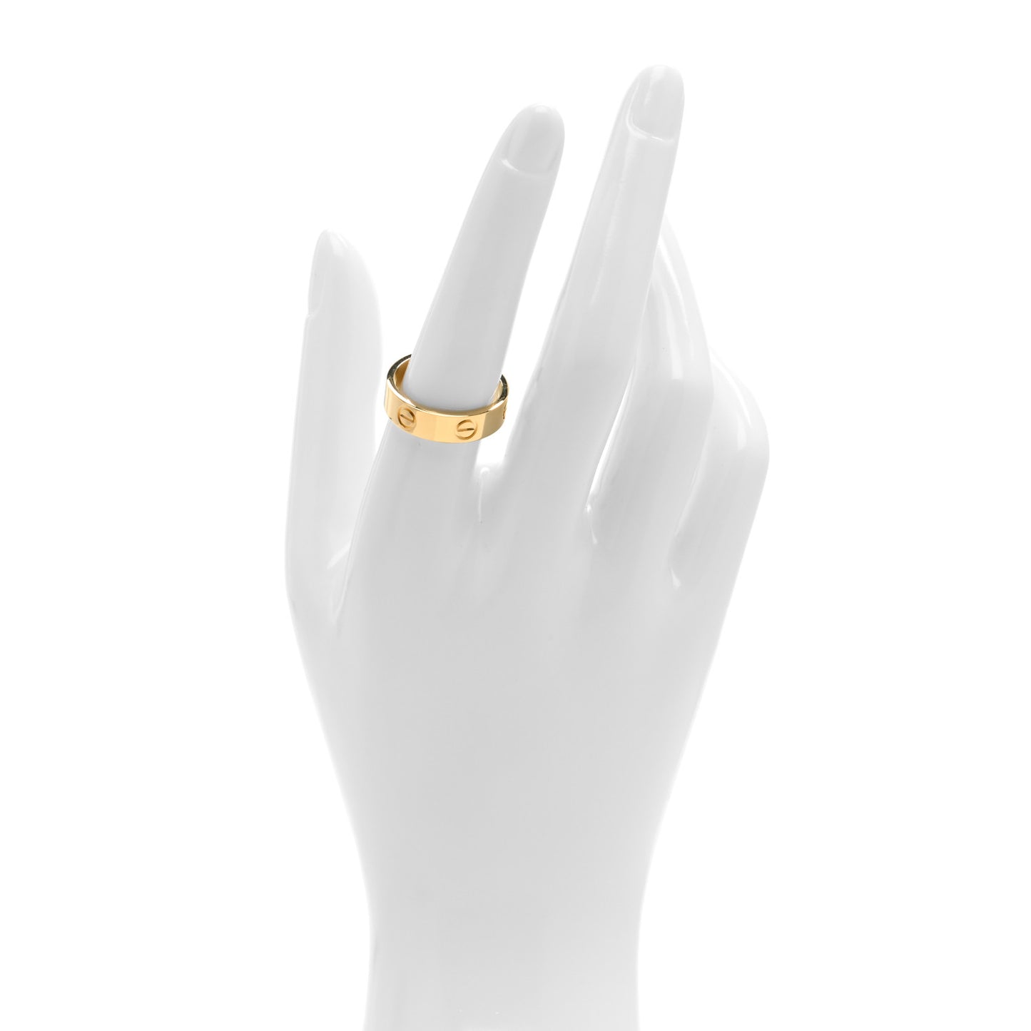 18K Yellow Gold 5.5mm LOVE Ring 56 7.5