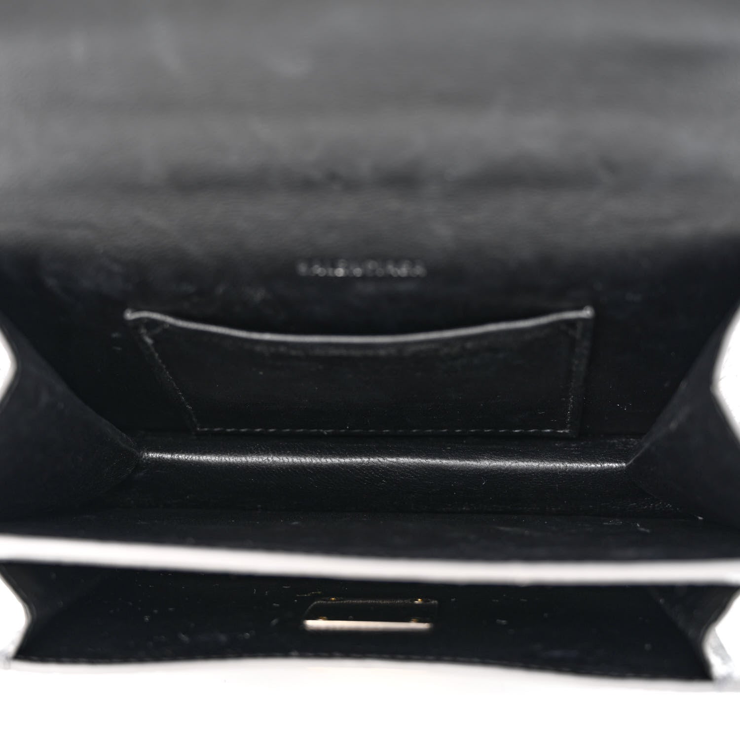 Balenciaga Shiny Calfskin Crocodile Embossed XS Sharp Top Handle Bag Balenciaga Grey 5 of 13