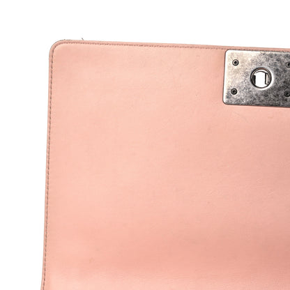 Chanel Calfskin Quilted New Medium Boy Flap Light Pink 13 of 29