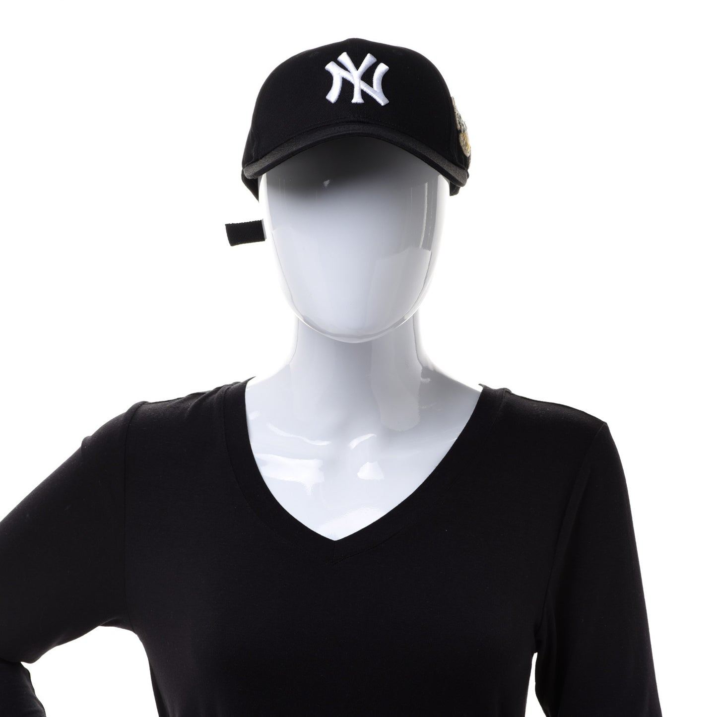 X MLB Cotton NY Yankees Baseball Hat 57-61 Black