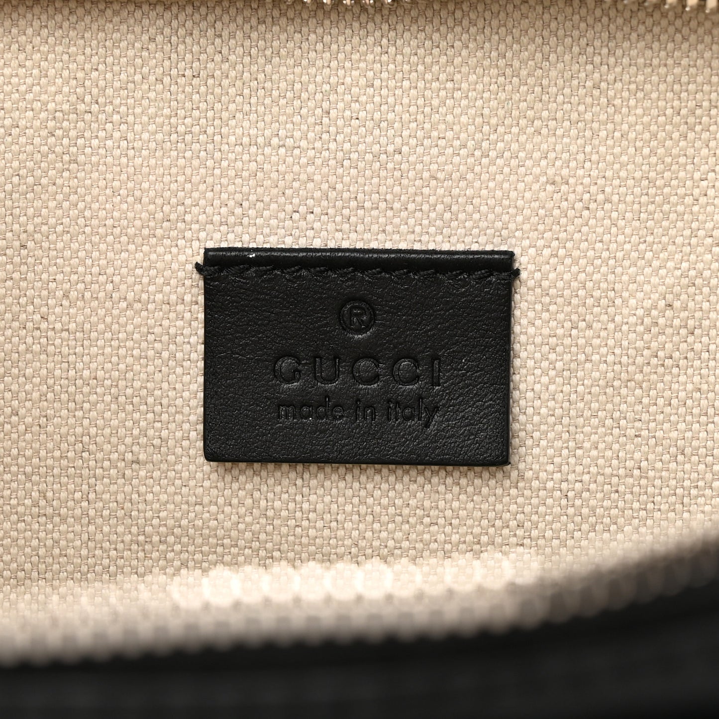 Calfskin GG Tennis Embossed Pocket Belt Bag Black