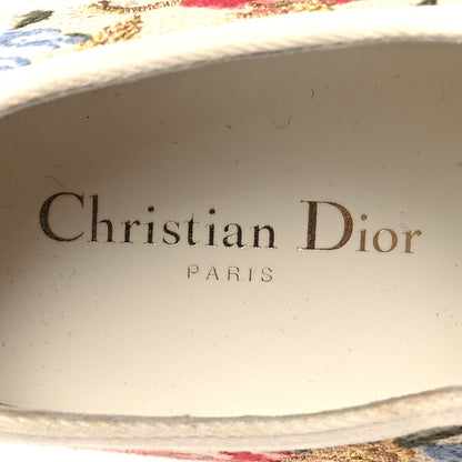 Christian Dior Canvas Floral Embroidered Womens Walk'N'Dior Low Top Sneakers 39 Multicolor 8 of 10