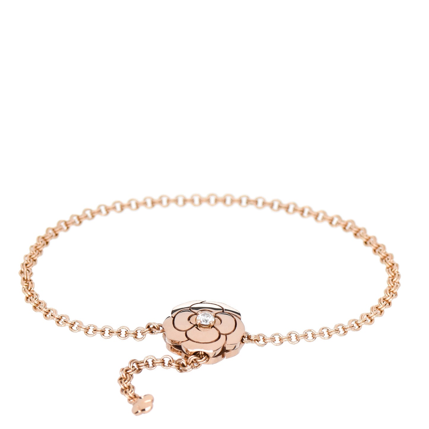 18K Rose Gold Diamond Extrait de Camelia Bracelet
