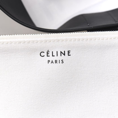 Celine Textile Large Made In Tote White Black 7 of 11