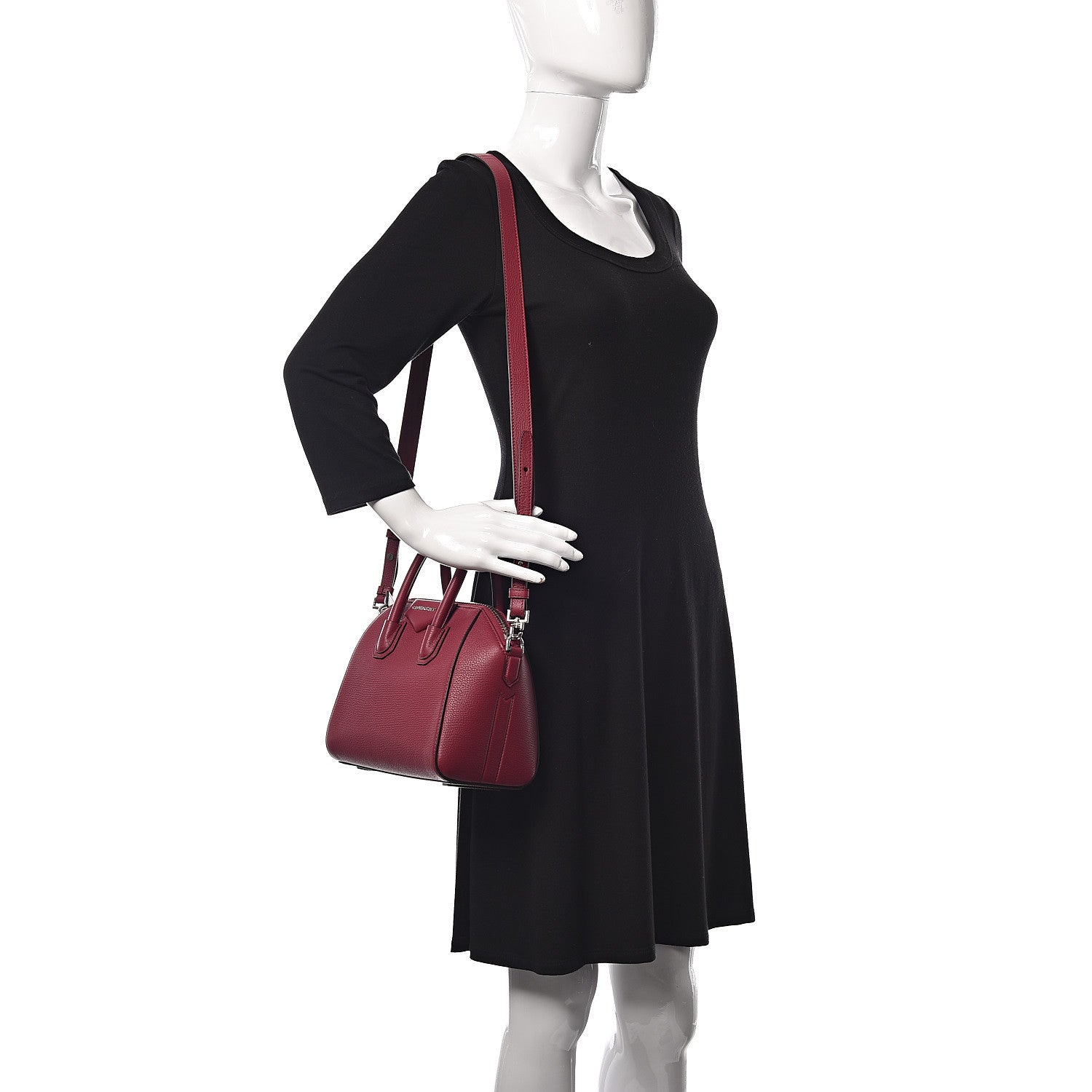 Givenchy Sugar Goatskin Mini Antigona Fig Pink 2 of 12