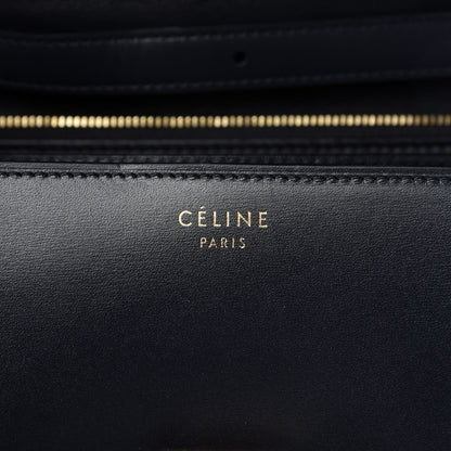 Celine Box Calfskin Medium Classic Box Flap Bag Navy 8 of 10