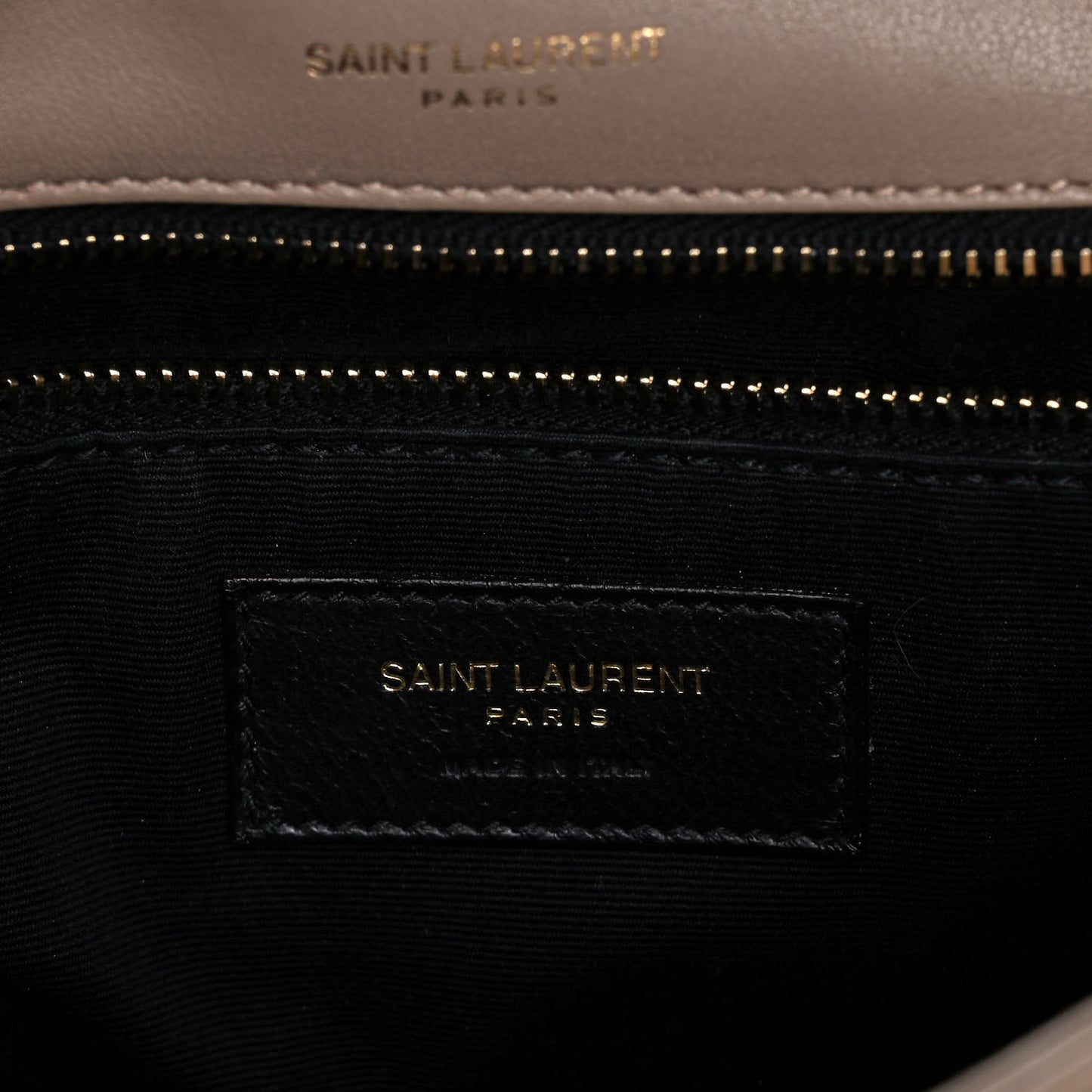 Lambskin Matelasse Monogram Medium Niki Chain Satchel Dark Beige