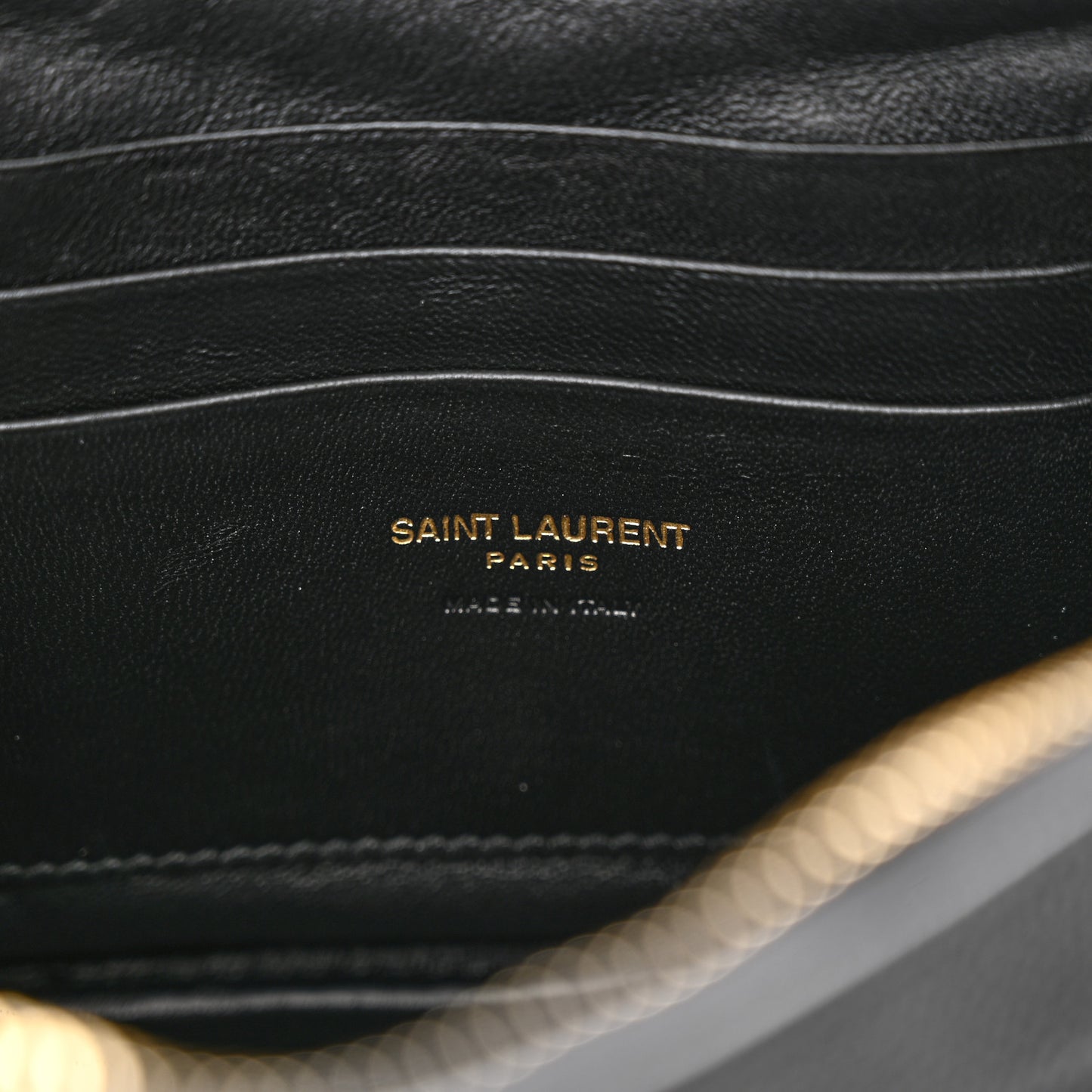 Grain De Poudre Matelasse Monogram Mini Lou Camera Bag Black