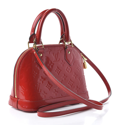 Louis Vuitton Vernis Alma BB Cherry 3 of 13