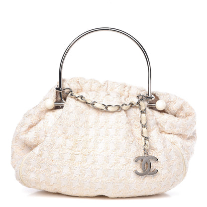 Chanel Tweed Boucle Knitting Bag Ivory 1 of 14