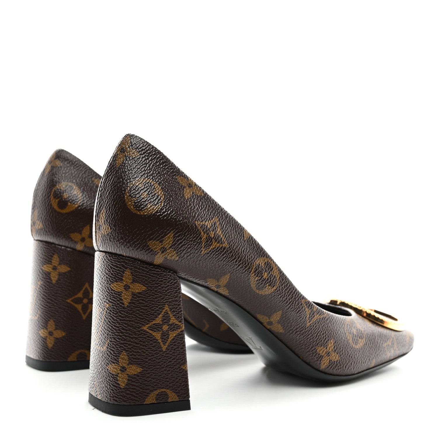 Louis Vuitton Monogram Madeleine Pumps 38.5 4 of 11