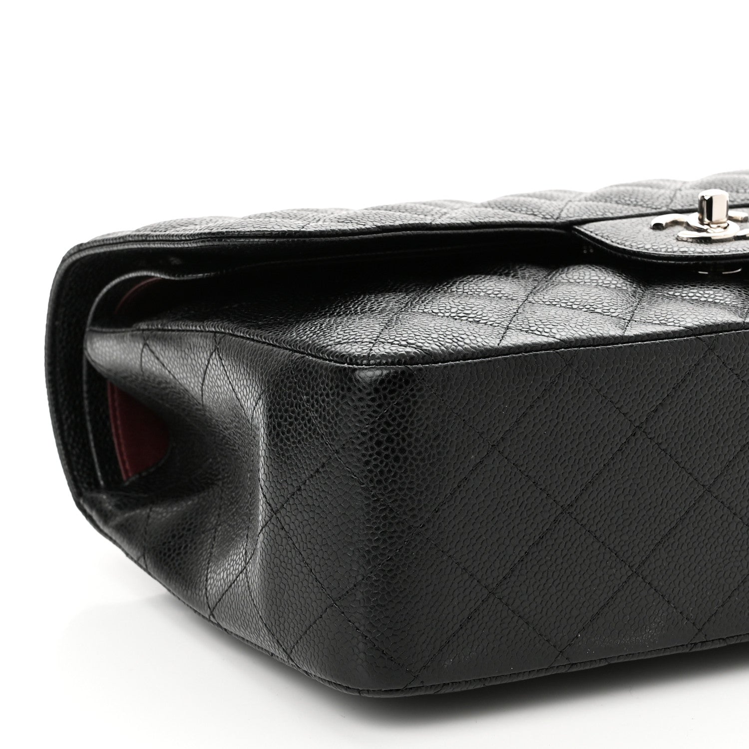 Chanel Caviar Quilted Jumbo Double Flap Black 9 of 11