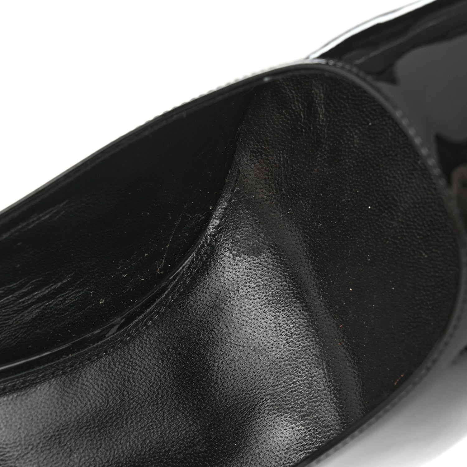 Saint Laurent Patent Calfskin Opyum Pumps 39.5 Black Gold 15 of 16