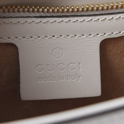 Gucci Calfskin Small Sylvie Shoulder Bag Off White 7 of 8