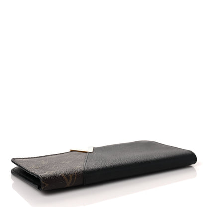 Louis Vuitton Monogram Calfskin Kimono Wallet Black 4 of 10