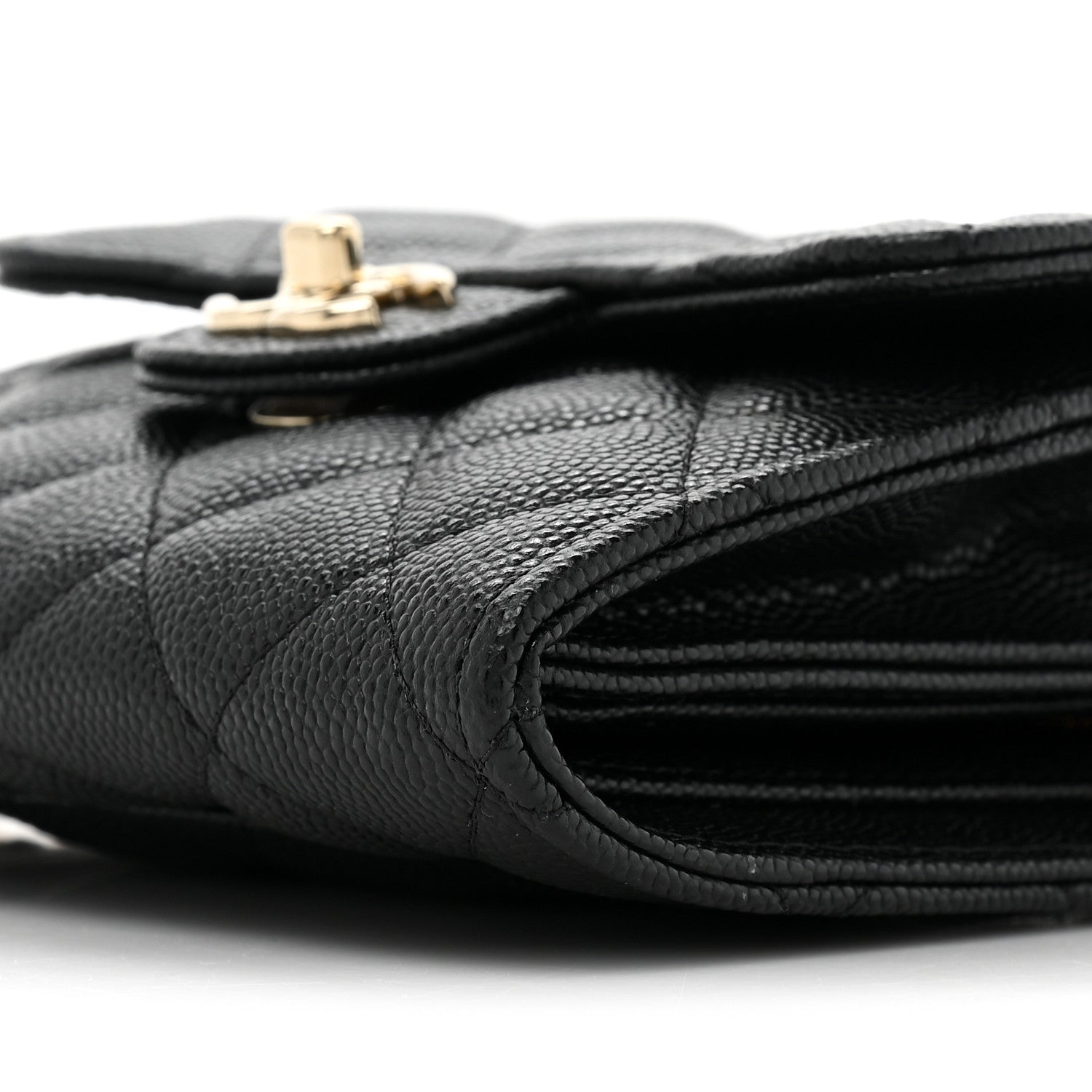 Chanel Caviar Quilted Clutch With Chain Bag Black 10 of 12