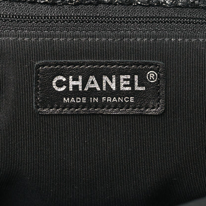 Chanel Glittered Tweed Quilted Jumbo Flap Multicolor 6 of 10