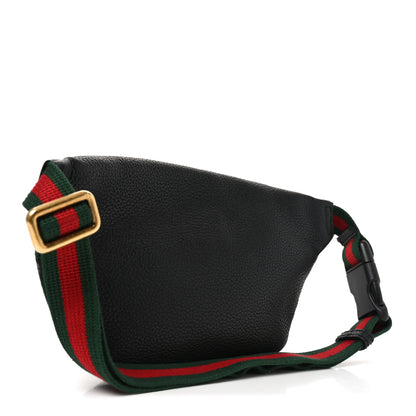 Gucci Grained Calfskin Small Logo Belt Bag Black 3 of 10
