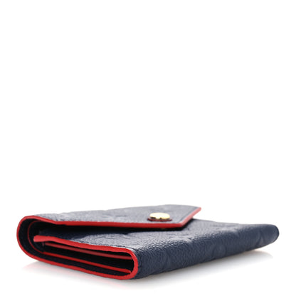 Louis Vuitton Empreinte Victorine Wallet Marine Rouge 4 of 8