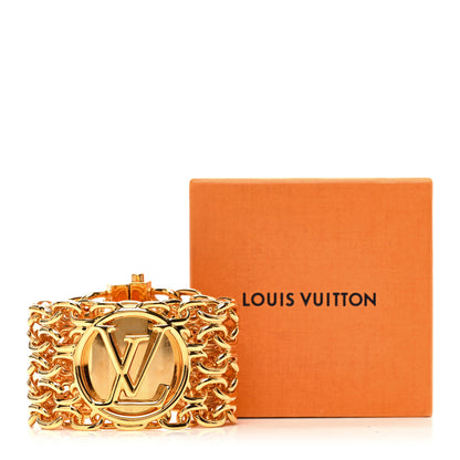 Louis Vuitton Louise Bracelet M Gold 4 of 4