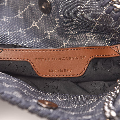Stella McCartney Denim Logo Mini Falabella Tote Navy 6 of 10