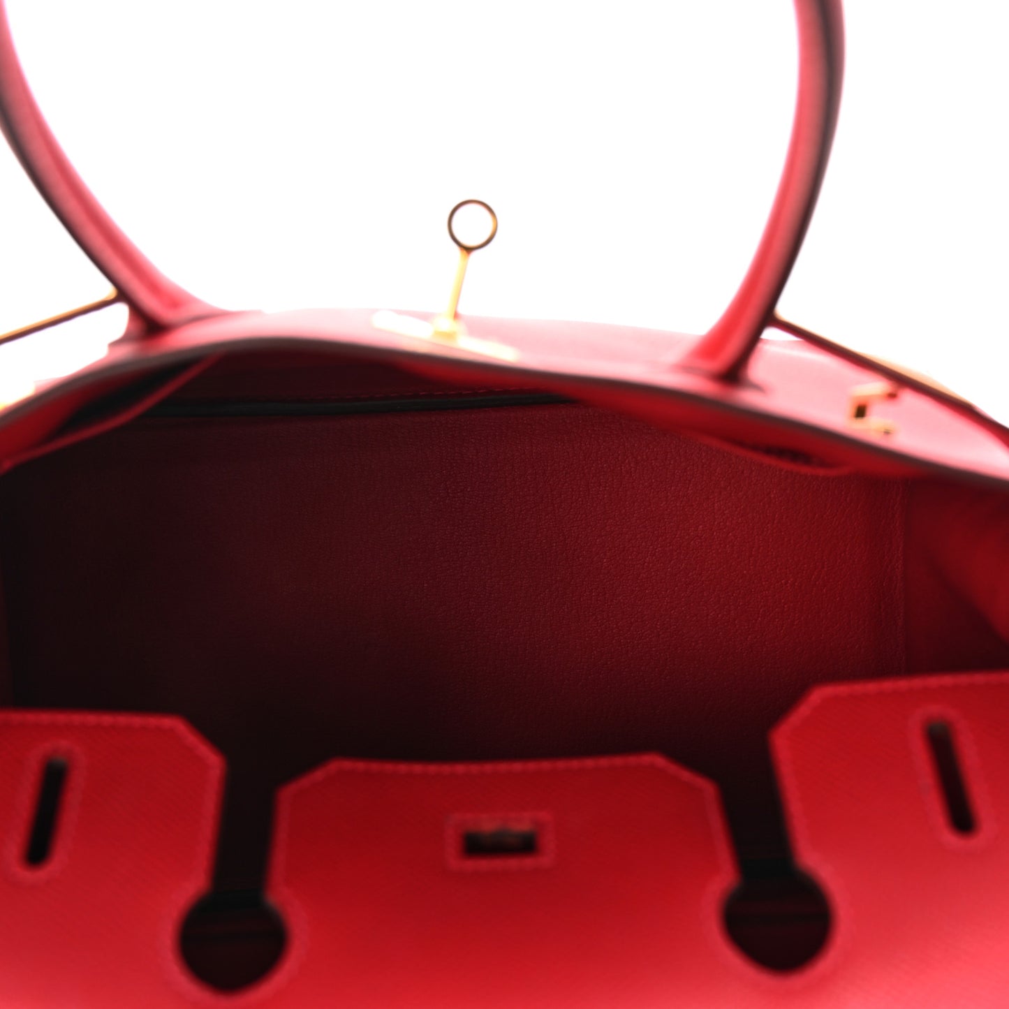 Epsom Birkin 30 Rouge Casaque