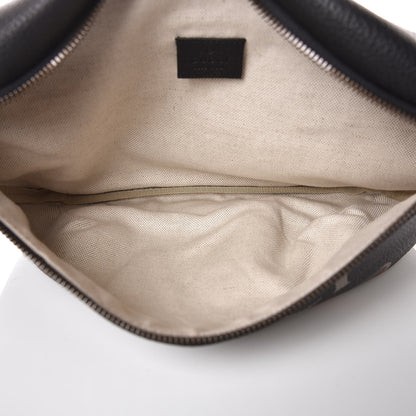 Gucci Grained Calfskin Logo Belt Bag Black 5 of 9