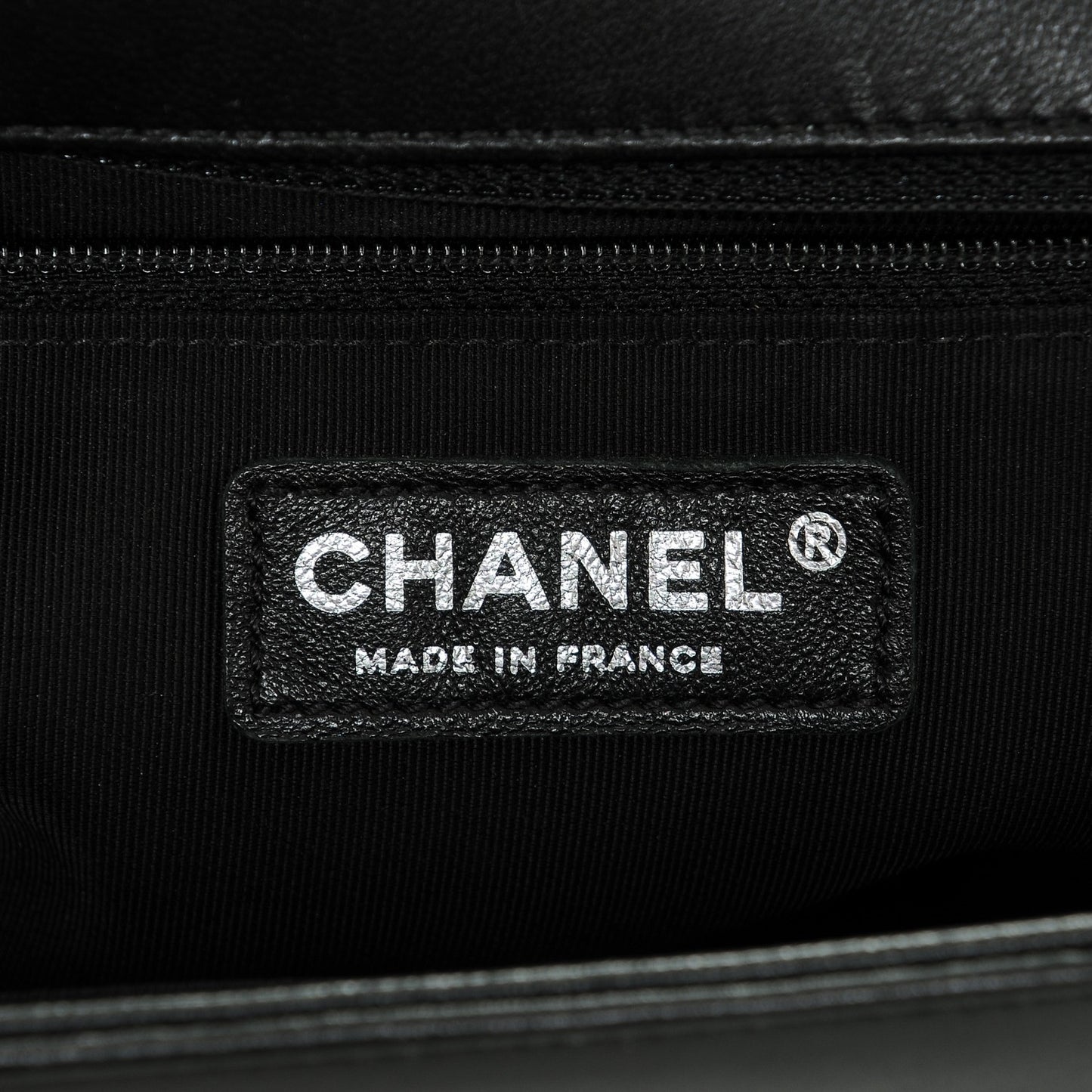 Lambskin Quilted New Medium Boy Flap Black